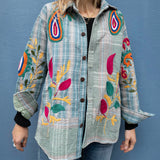 Indian Kantha Work Jacket - 14