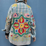 Indian Kantha Work Jacket - 14