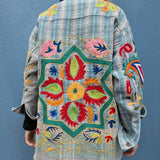 Indian Kantha Work Jacket - 14