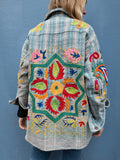 Indisk Kantha Work Jakke - 14