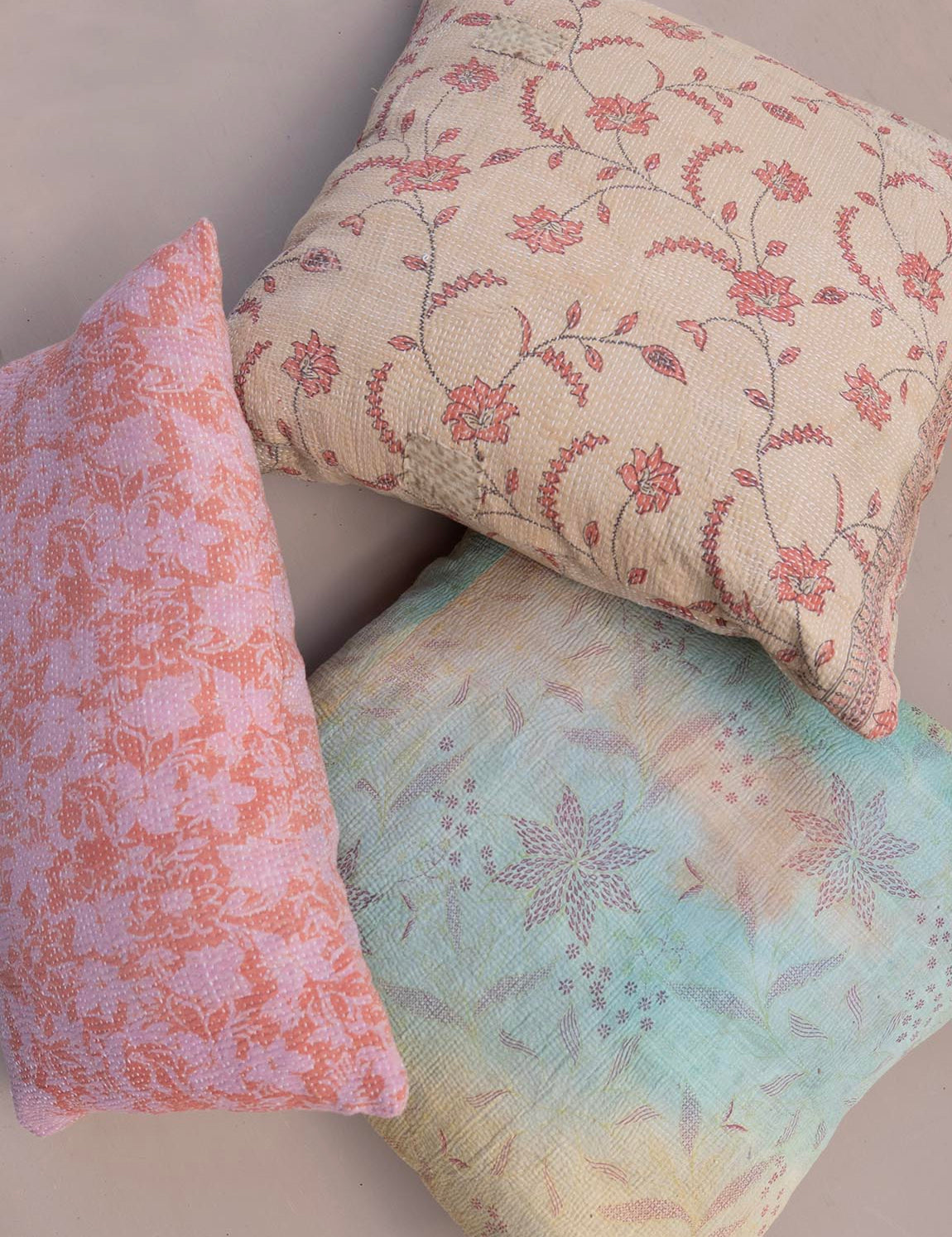 Indisk kantha pude M  - 791