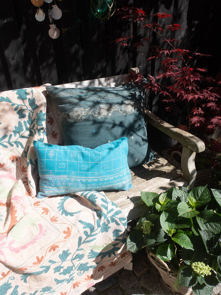 Indisk kantha pude S - 366