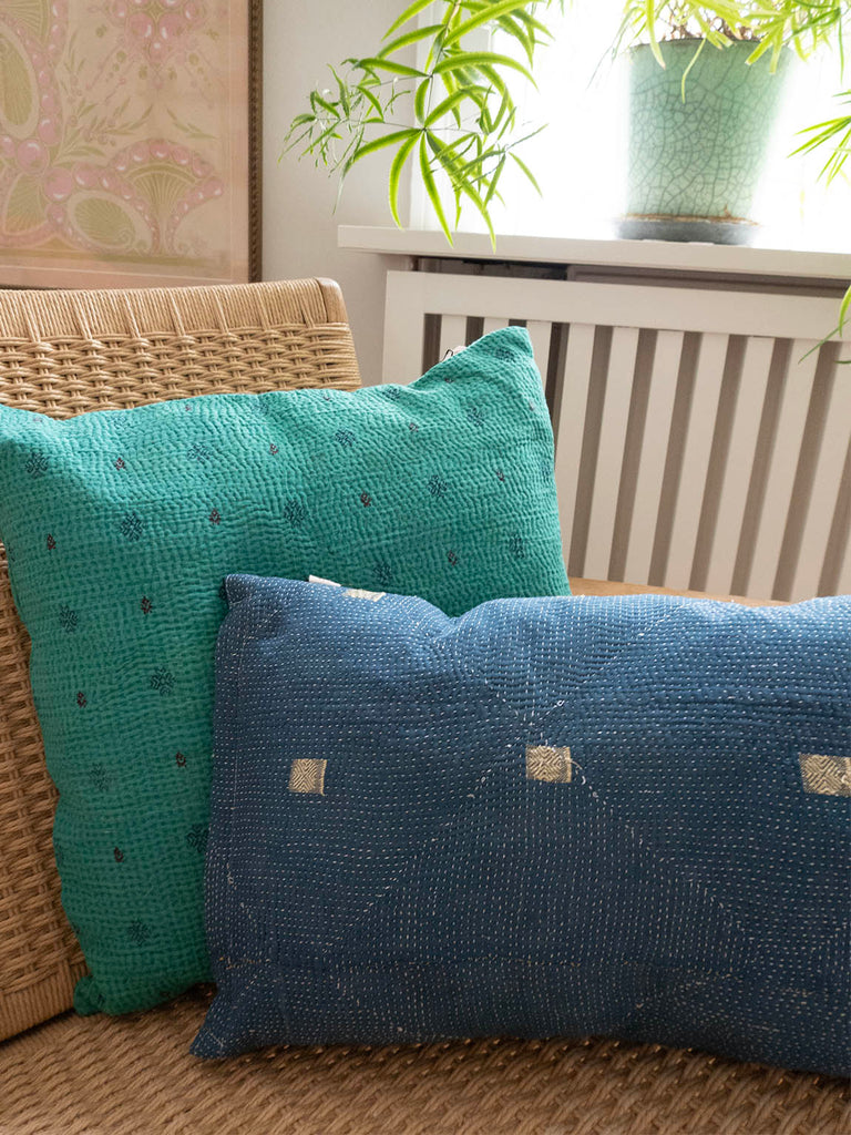 Indian kantha cushion S - 534