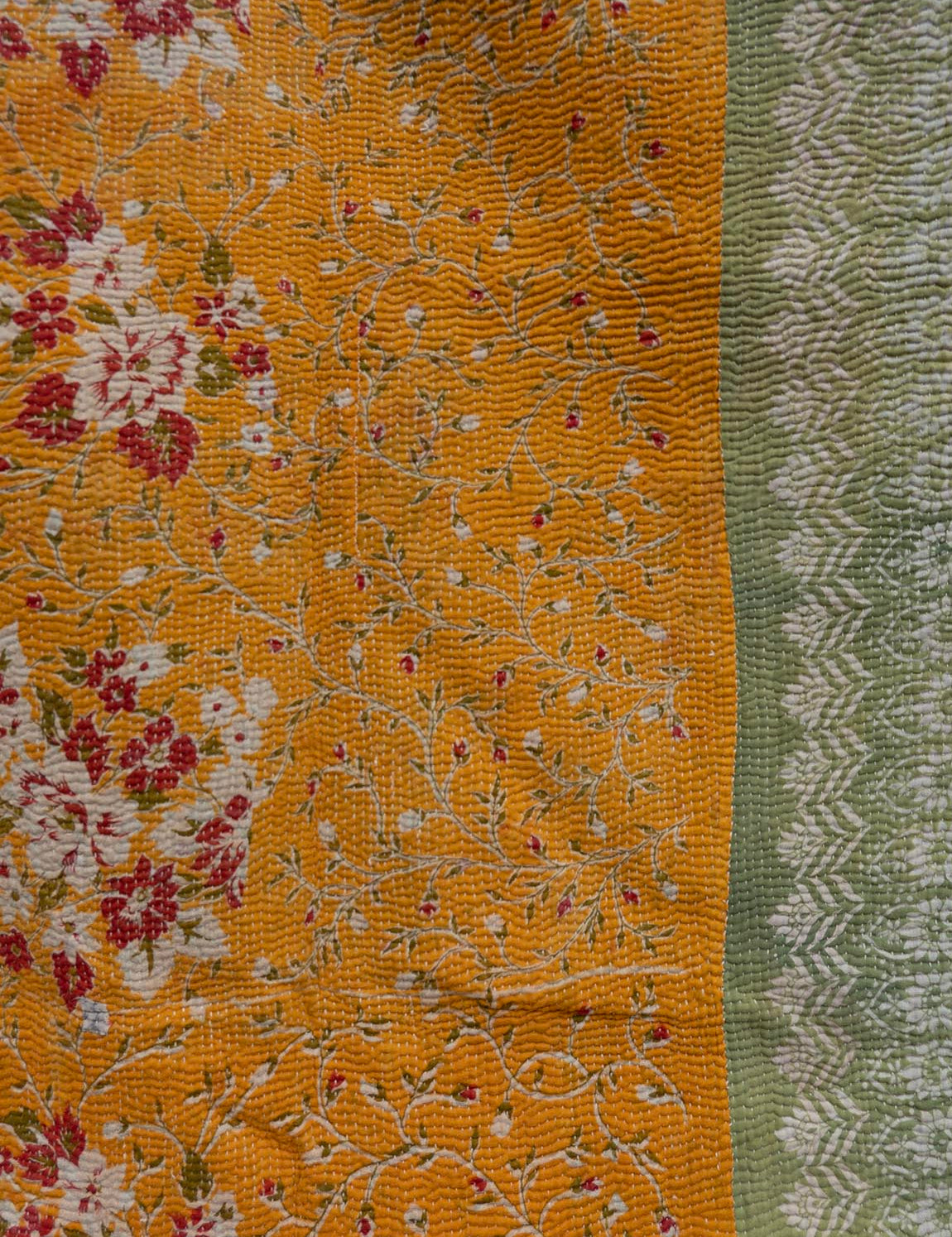 Indisk kantha sengetæppe - 879