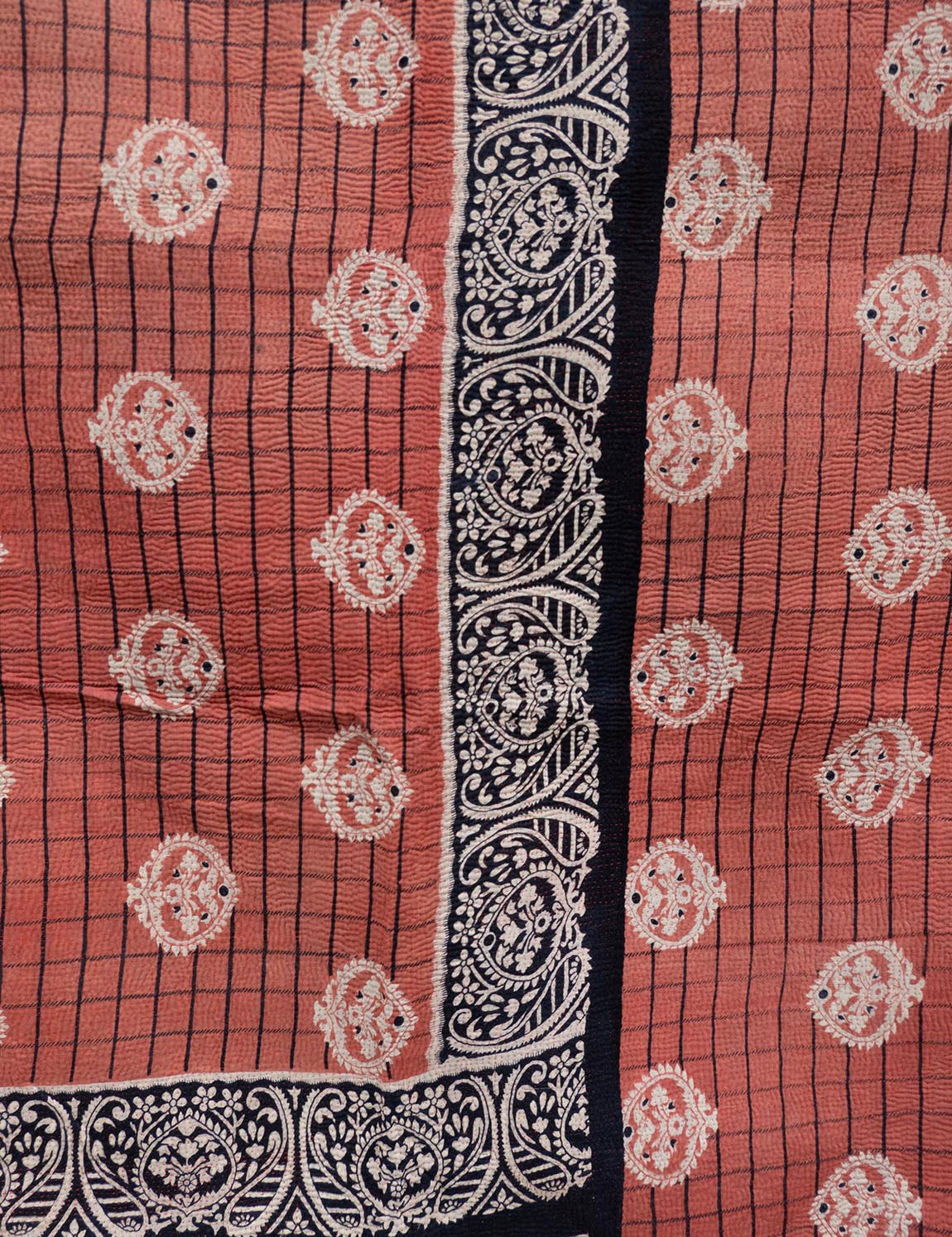 Indisk kantha sengetæppe - 882