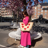 Straw Bag #3 - Heart