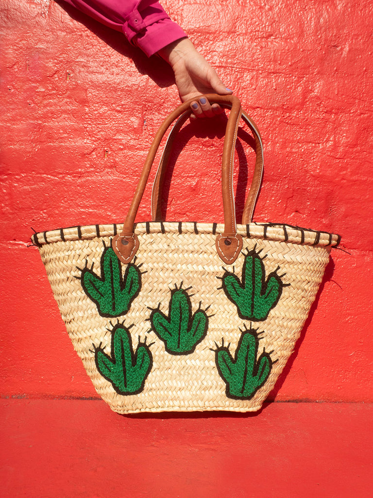Straw Bag #4 - Cactus