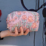 Pouch Blockprint S - Lilac