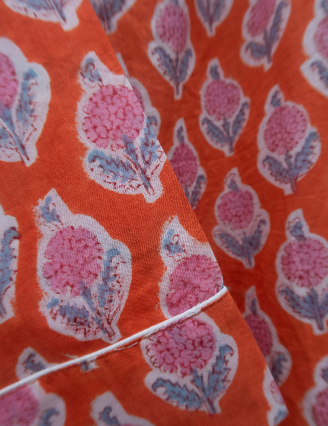 Pyjamas Blockprint - Mandarin