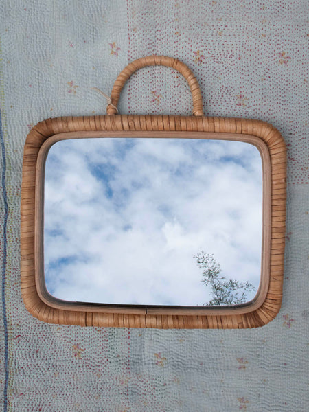 Rattan Mirror
