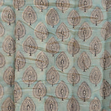 Quilted baby blanket - Mint/Yellow