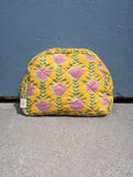 Moon Pouch Blockprint S - Yellow