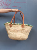 Straw Bag #5 - Flagline Shiny Heart