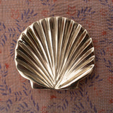 Soapdish Seashell Brass