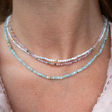 Necklace Mineral Stones - Howlite
