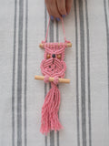 Macrame Owl Pink