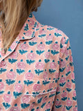 Pyjamas Blockprint - Peach Pink