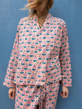 Pyjamas Blockprint - Peach Pink