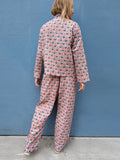 Pyjamas Blockprint - Peach Pink