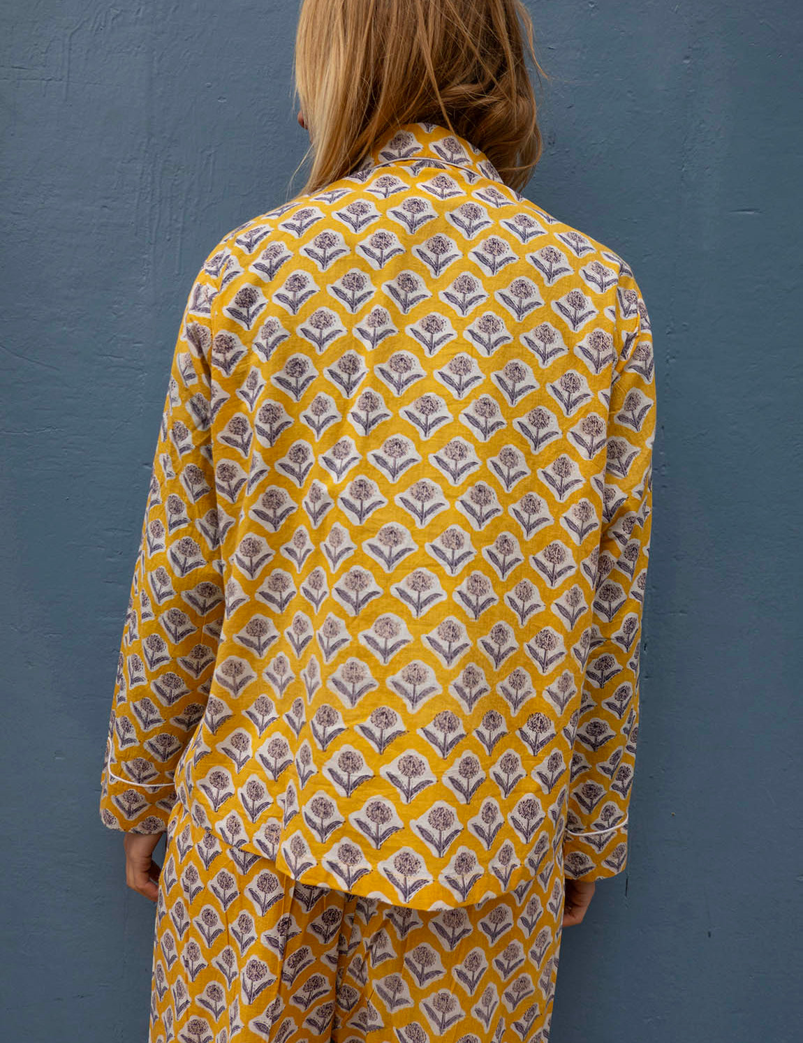 Pajamas Blockprint - Sunflower