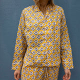 Pyjamas Blockprint - Sunflower