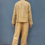 Pyjamas Blockprint - Sunflower
