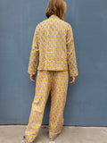 Pyjamas Blockprint - Sunflower