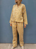 Pyjamas Blockprint - Sunflower