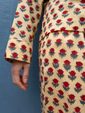 Pyjamas Blockprint - Red Flower