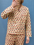 Pyjamas Blockprint - Red Flower