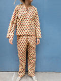 Pyjamas Blockprint - Red Flower