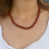 Aunties Necklace - Red Jasper