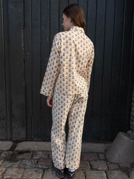 Pyjamas Blockprint - Retro Flower