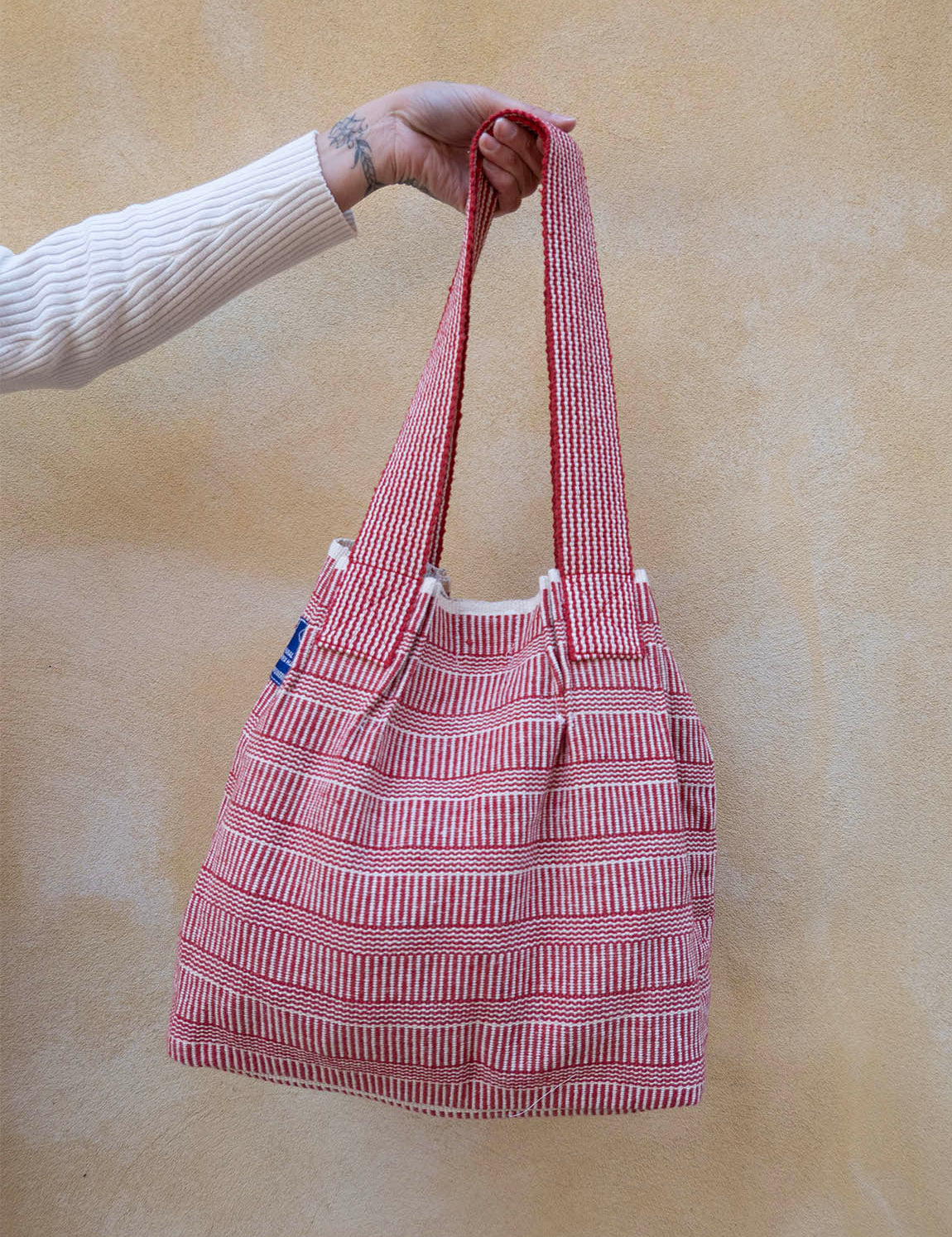Nepal Stripe Bag - Red/White