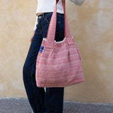 Nepal Stripe Bag - Red/White