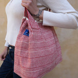 Nepal Stripe Bag - Red/White