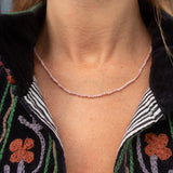 Mineral Necklace - Pink Quartz