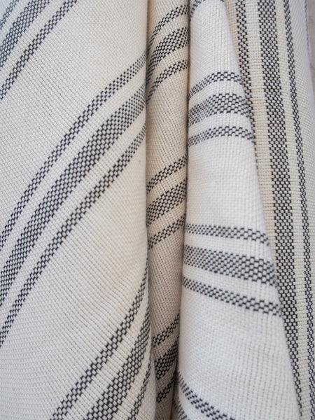 Hammam Towel - Grey Stripe