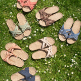 Shangies Sandal Woman #1 - Green Leaves
