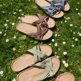 Shangies Sandal Woman #1 - Green Leaves