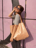 Suede Shopper Behind Marrakech - Rose Gold