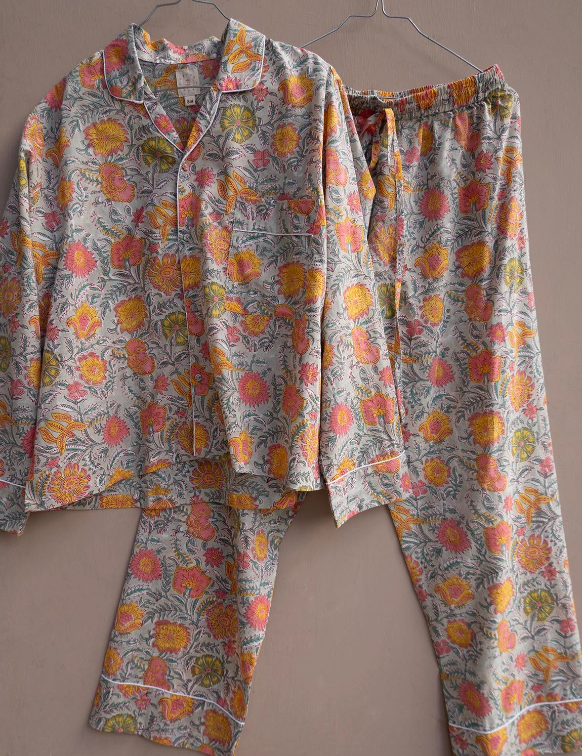 Pyjamas Blockprint - Summer Flower