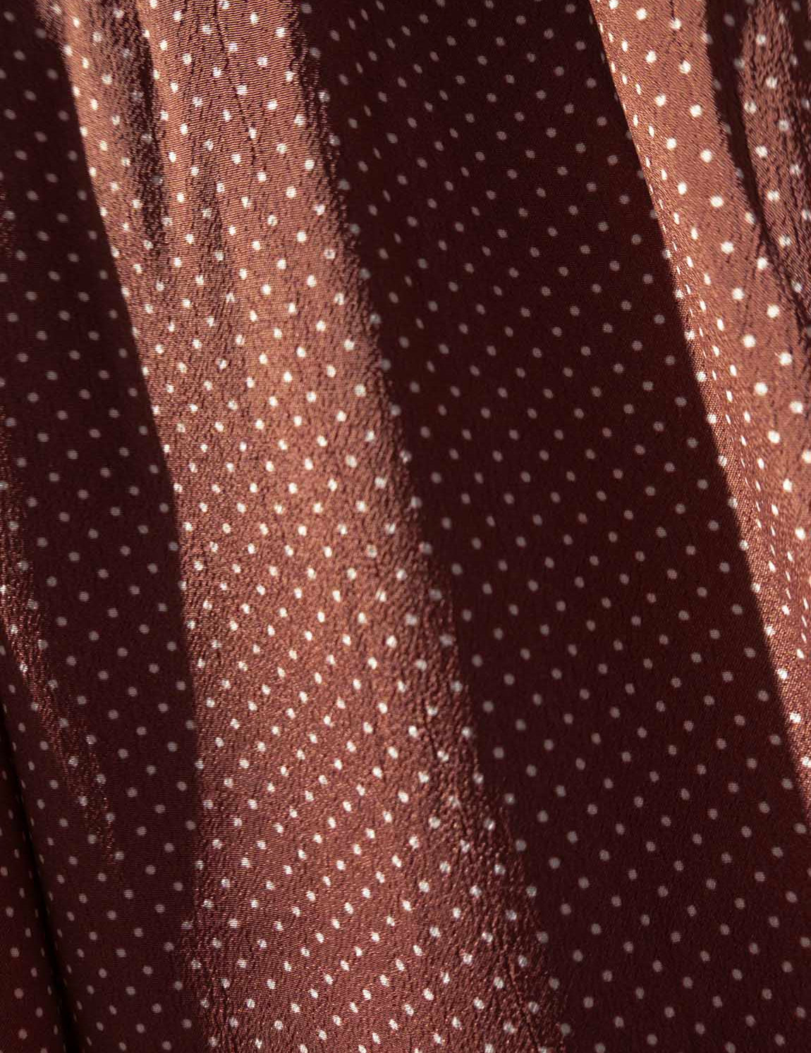 Summer Skirt - 105 Brown with Dots