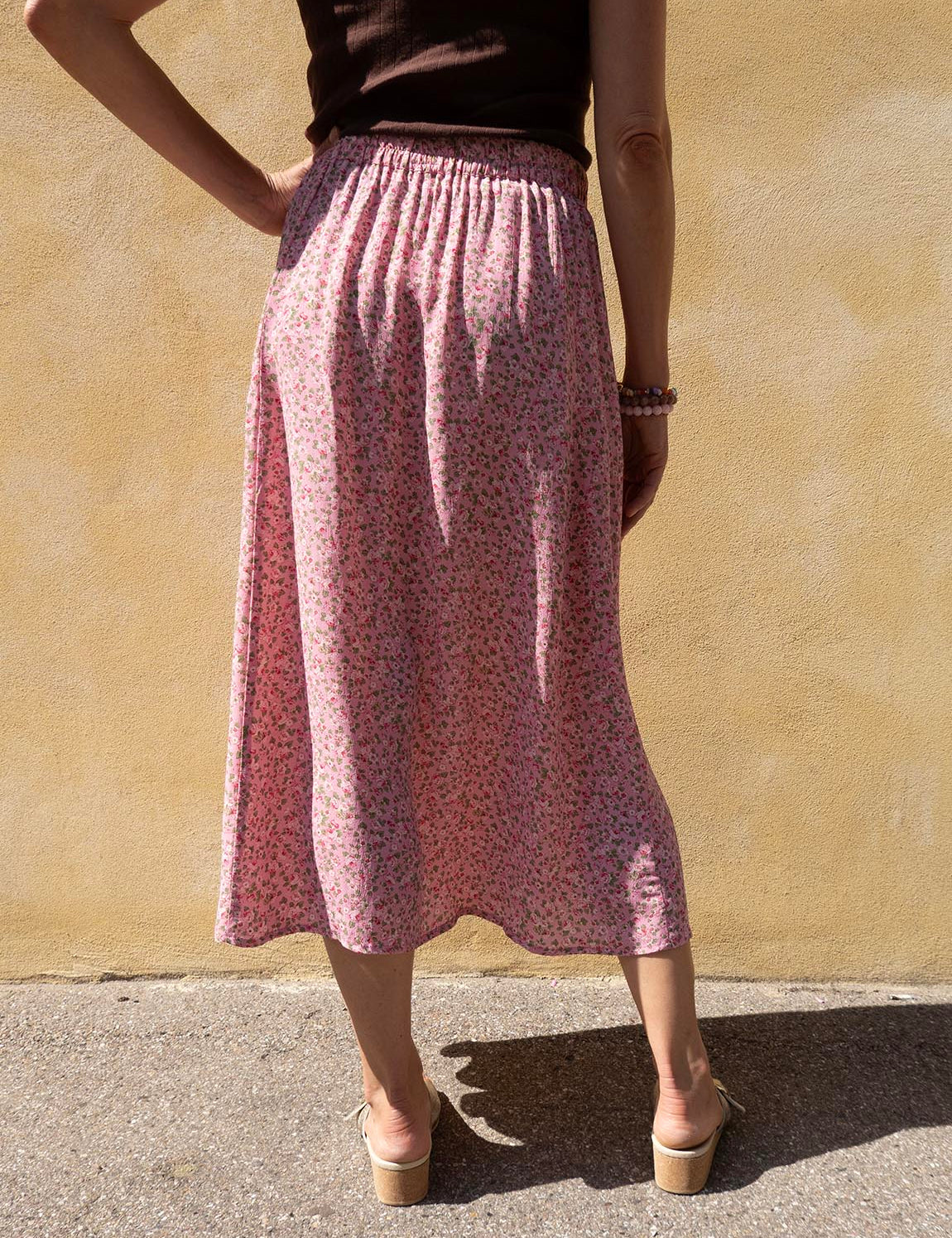 Summer Skirt - 107 Pink Flower