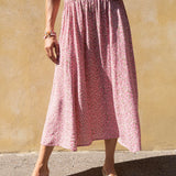 Summer Skirt - 107 Pink Flower