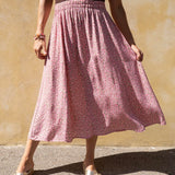 Summer Skirt - 107 Pink Flower