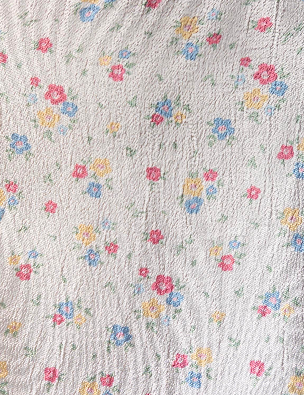 Summer Skirt - 110 White with Flowers