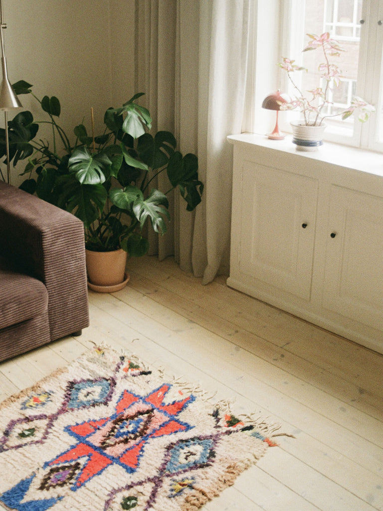 Marokkansk vintage tæppe - Boucheroite 2637