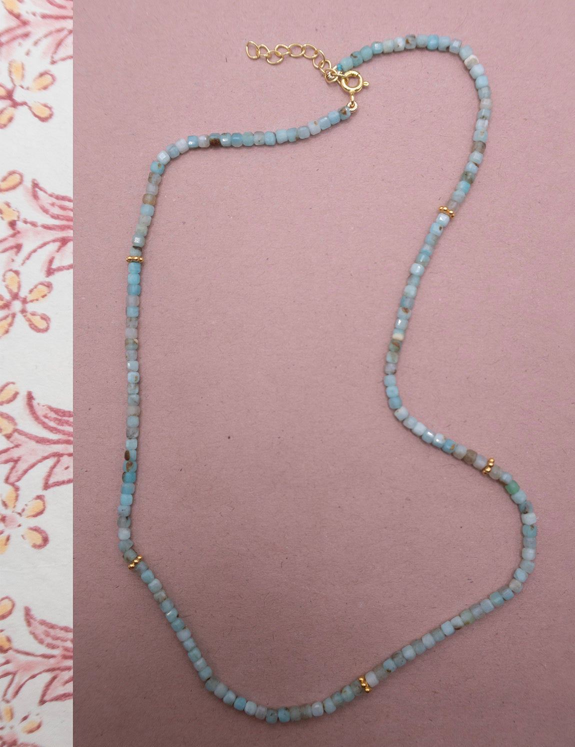 Necklace Mineral Stones - Turquoise
