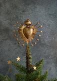Indian Christmas - Tree Topper Heart